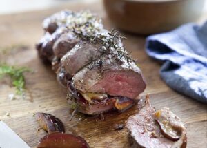 magret de canard aux quetsches